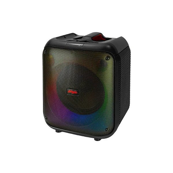 Caixa de Som Ninja PARTY-70 - 50W - Bluetooth - com Microfone - 8" - Preto