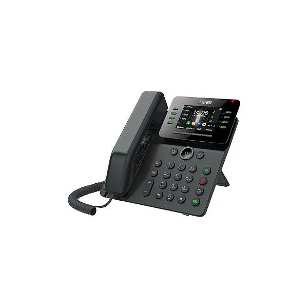 Telefone Fanvil V63 Prime IP LCD Colorido 6 Linhas Empresarial
