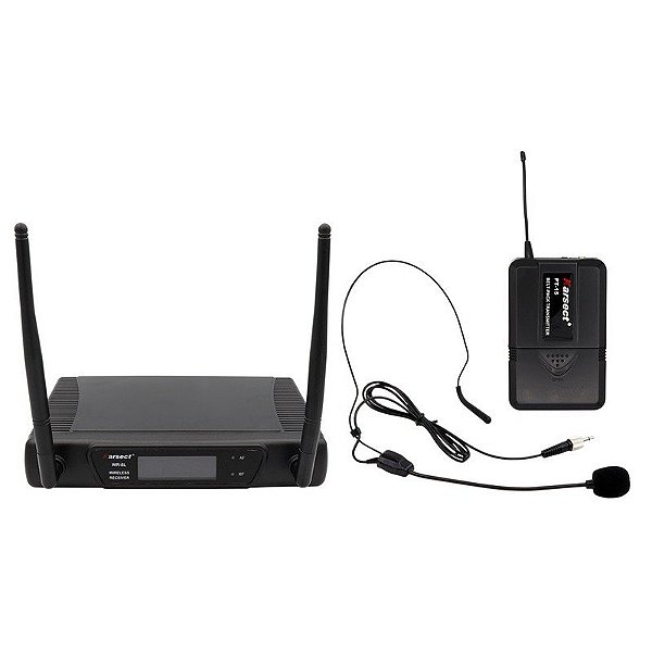 Microfone Sem Fio UHF Karsect WR-8L/PT-15/HT-9A