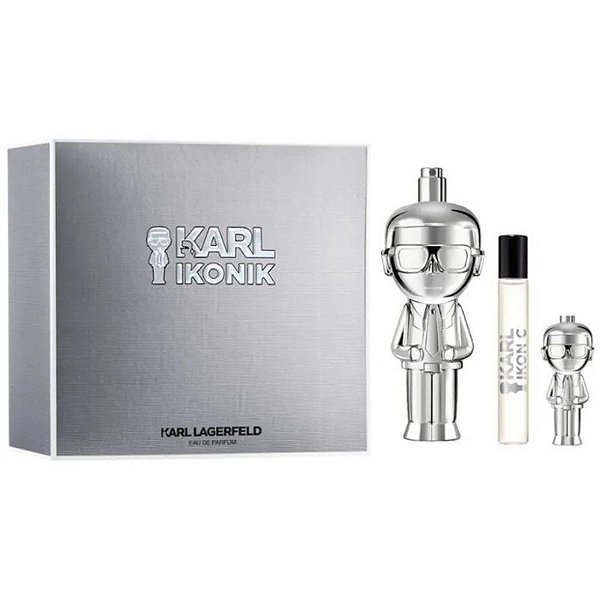 Kit Perfume Karl Lagerfeld Karl Ikonik Eau de Parfum 100mL+7.5mL+4.5mL - Masculino