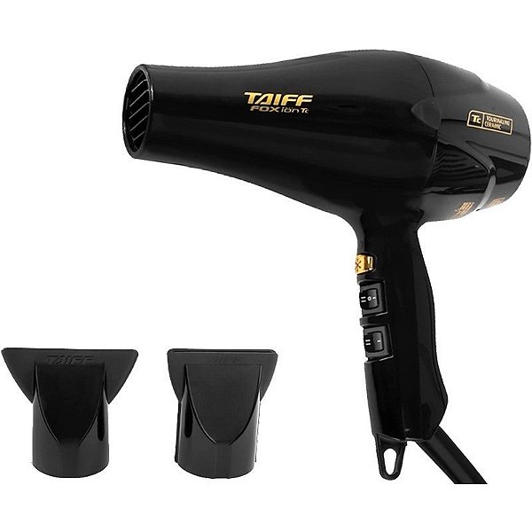 Secador de Cabelo Taiff Profissional Fox 2100W Preto/Dourado 220V 50-60Hz