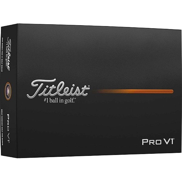 Bola de Golfe Titleist Pro V1 - Branca (12 Unidades)