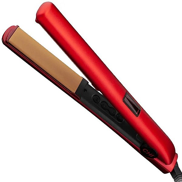 Prancha para Cabelo CHI Original Digital Ceramic CA2309 Ruby Red - Bivolt