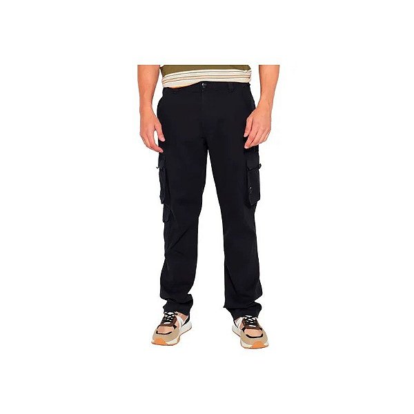 Calça Jeep Masculina Cargo 40 Azul Escuro – JMW24072NAVY