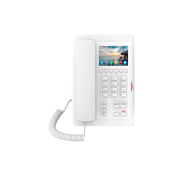 Telefone Fanvil H5W-WH Wifi 2 Linhas Sip Color LCD para Hotel