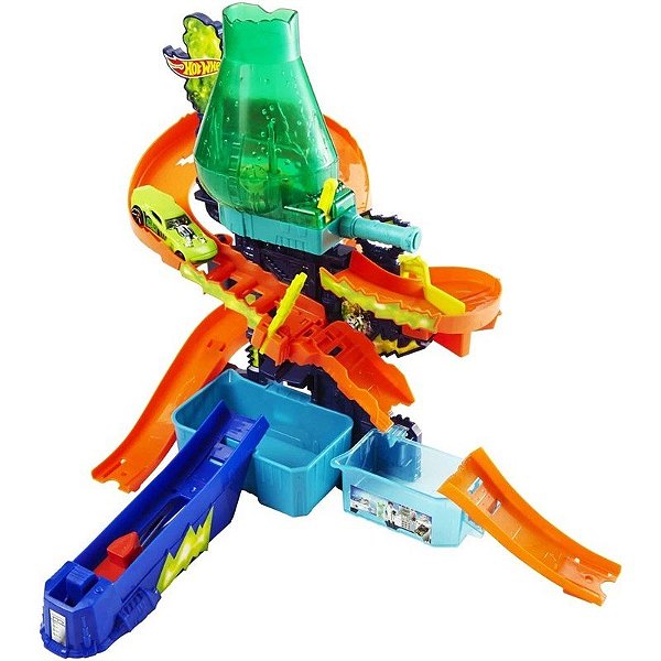 Brinquedo Hot Wheels Color Splash Science Lab City Mattel - CCP76