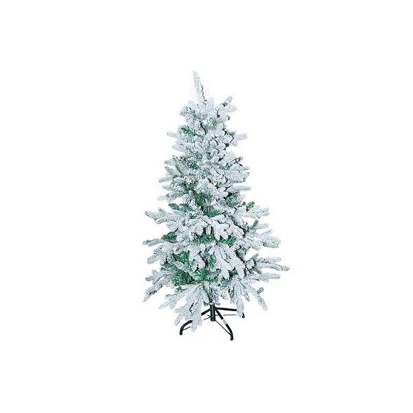 Árvore de Natal Tipo Pinho Artificial com Efeito Nevado 1,2M