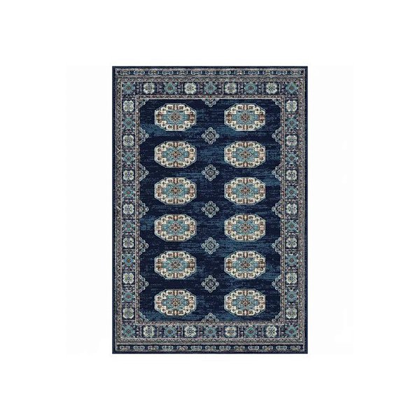 Tapete Turco Turquesa Bokhara 80 X 200 CM Azul
