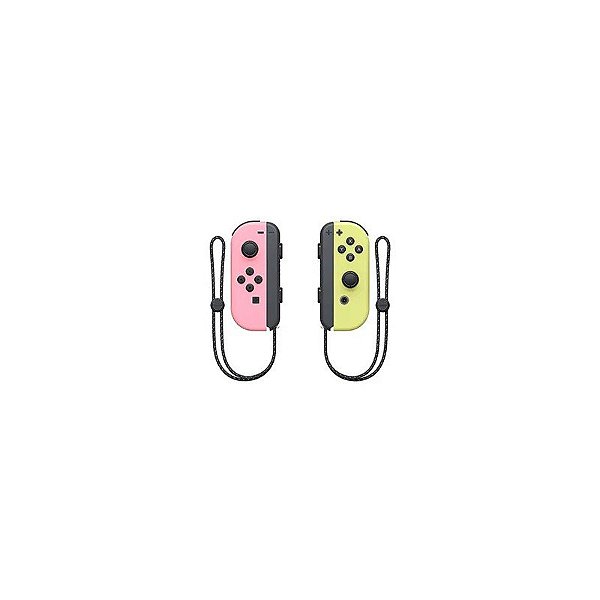Controle Nintendo Switch Joy-Con Sem Fio - Rosa / Amarelo (Hac-A-Javaf)