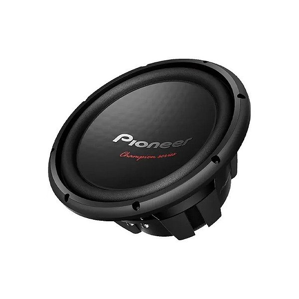Subwoofer 12" Pioneer Série Campeã TS-W312S4 500 Watts RMS - Preto