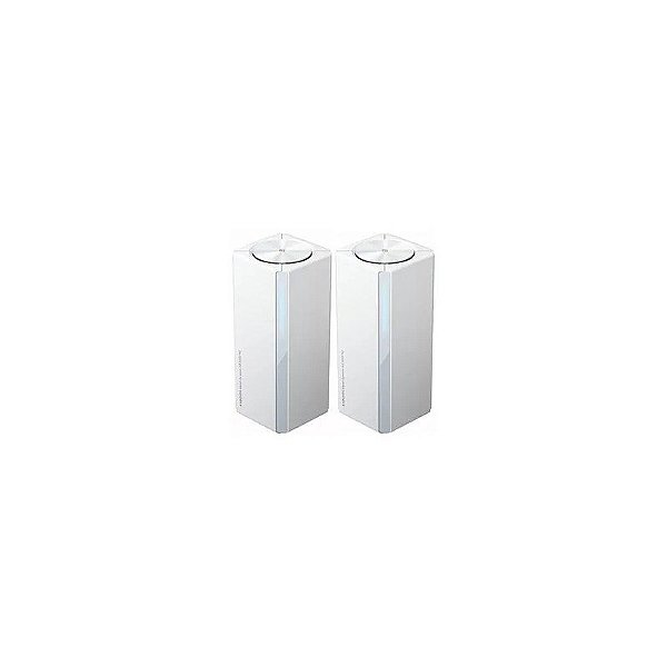 Kit de Roteador Xiaomi RD28 DVB4458GL Mesh System AX3000 Ne NFC Banda Dupla / 2.4GHZ / 5GHZ / Wi-Fi 6 - Branco (Kit com 2)