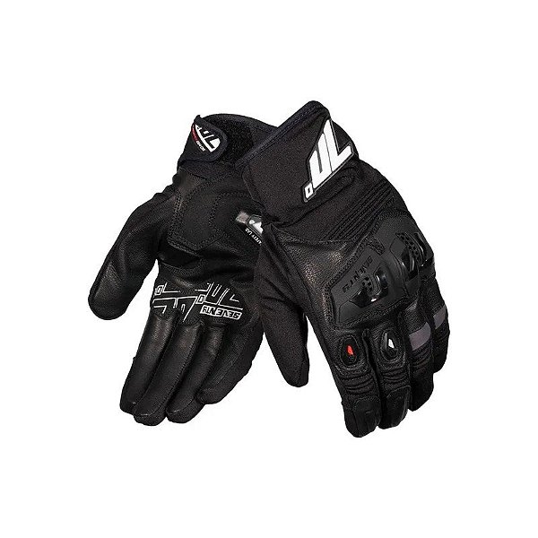 Luva para Motociclista Seventy Degrees Dragonfly Masculina SD-N51 - Tamanho XXL - Preto/Vermelho