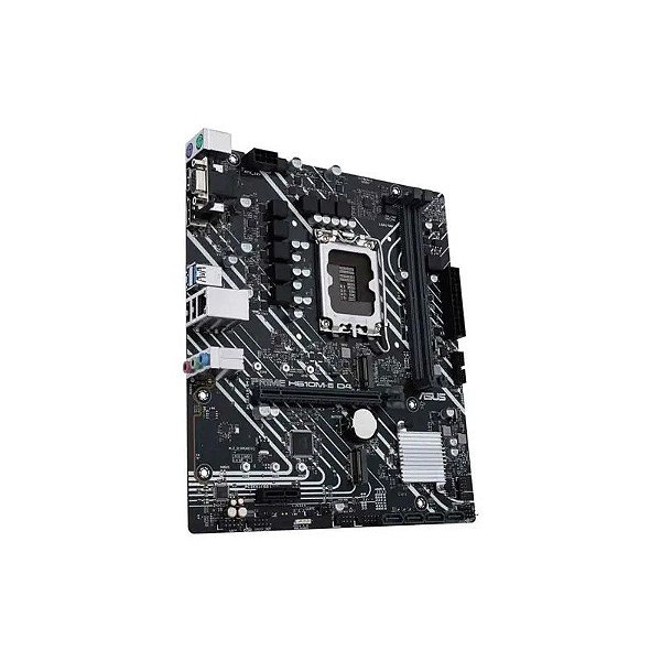 Placa Mãe Intel 1700 Asus H610M-F Prime D4 Chipset H610 DDR4 Micro ATX
