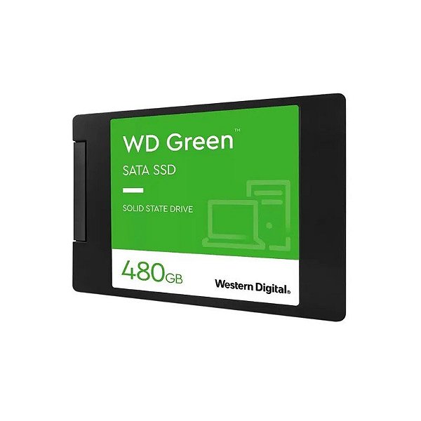 SSD HD SATA3 480GB 2,5" WD Green WDS480G3G0A