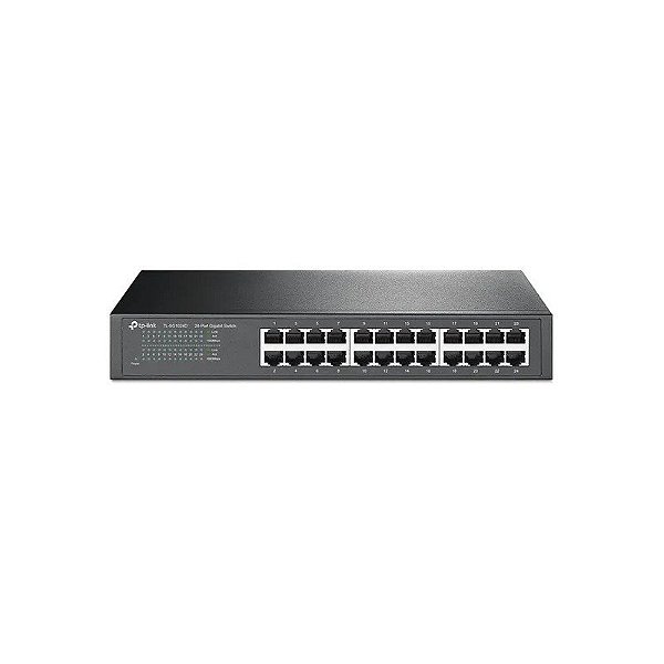 Switch Hub TP-Link 24 Portas TL-SG1024D 10/100/1000 Montável em Rack