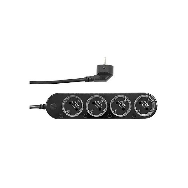 Tomada Inteligente Shelly Power Strip 4 GEN4 FG3800238070571 - Preto