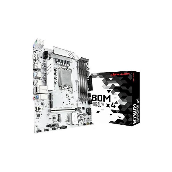 Placa Mãe Gamer Up B760M X4 Soquete LGA 1700 Chipset Intel H760 DDR4 Micro ATX