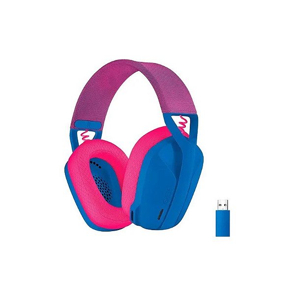 Fone de Ouvido Gamer Logitech G435 981-001061 Sem Fio - Azul