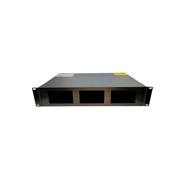Suporte de Chassi Mux Demux 2RU para 3 Slots Montável em Bastidor
