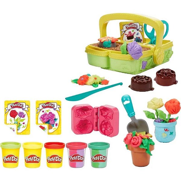 Caixa de Massa de Modelar Play-Doh Flores Desabrochando Hasbro - G0492