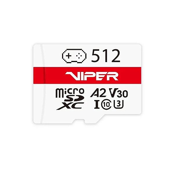 Cartão de Memória Micro SD Patriot Viper 512GB 100MB/s - PV512GGM32MCX