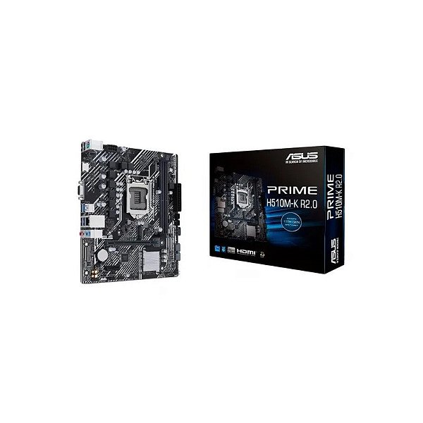 Placa-mãe Asus Prime H510M-R R2.0 DDR4/HDMI/USB3.2