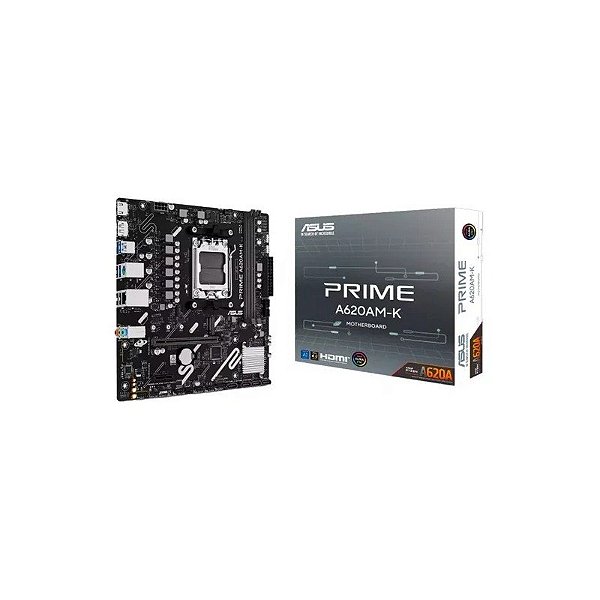 Placa-mãe Asus Prime A620M-K AM5 DDR5 HDMI/M.2