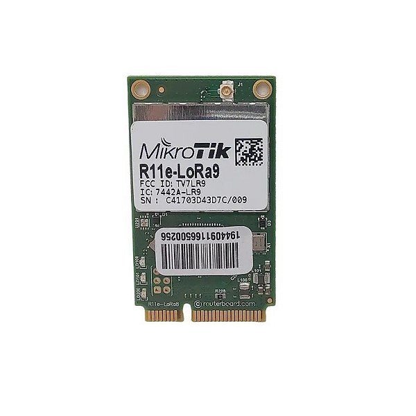 Placa Mini PCI-e Mikrotik Lora R11E-LR9 (LORA9)