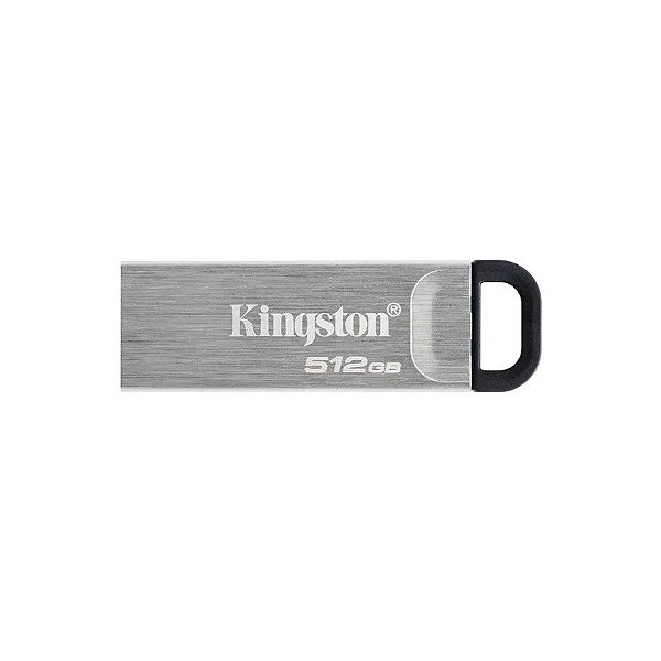 Pendrive Kingston Datatraveler Kyson 512GB USB 3.2 - Prata DTKN/512GB