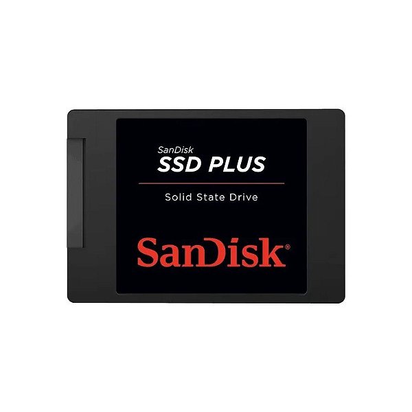 Unidade SSD Sandisk Plus 480GB 2.5" SATA 3 - SDSSDA-480G-G26