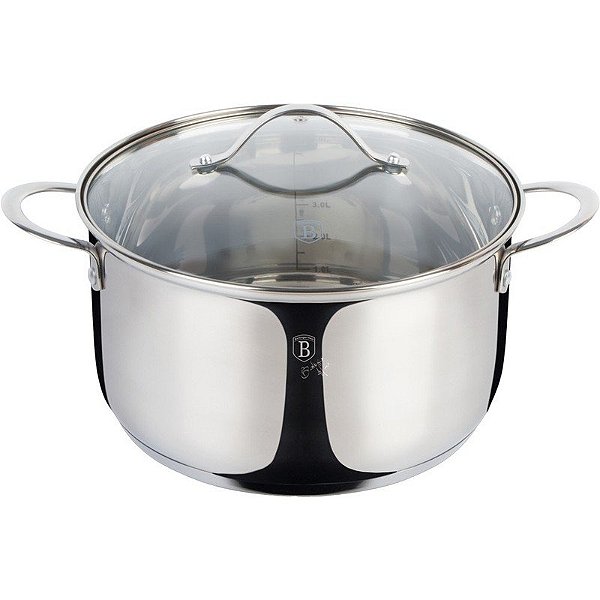 Panela Berlinger Haus Silver Jewellery Collection 26cm/7.6L - BH-6588
