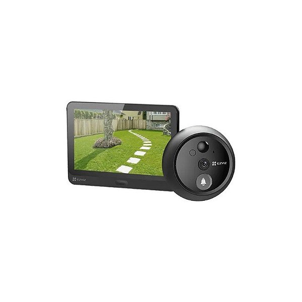 Câmera Olho Mágico Sem Fio Campainha 2MP CS-HP4(2WPFBS)