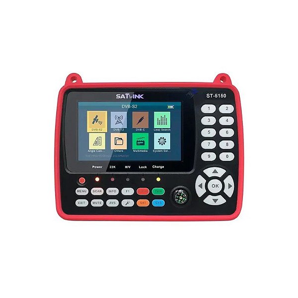 Localizador de Satélite Satlink ST-5150 - Preto e Vermelho
