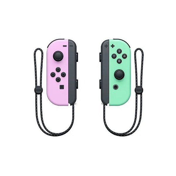 Controle Joy-Con L e R para Nintendo Switch - Roxo e Verde