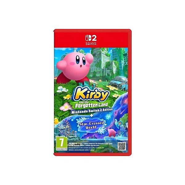 Jogo Kirby e a Terra Esquecida + Mundo Estrelado para Nintendo Switch 2