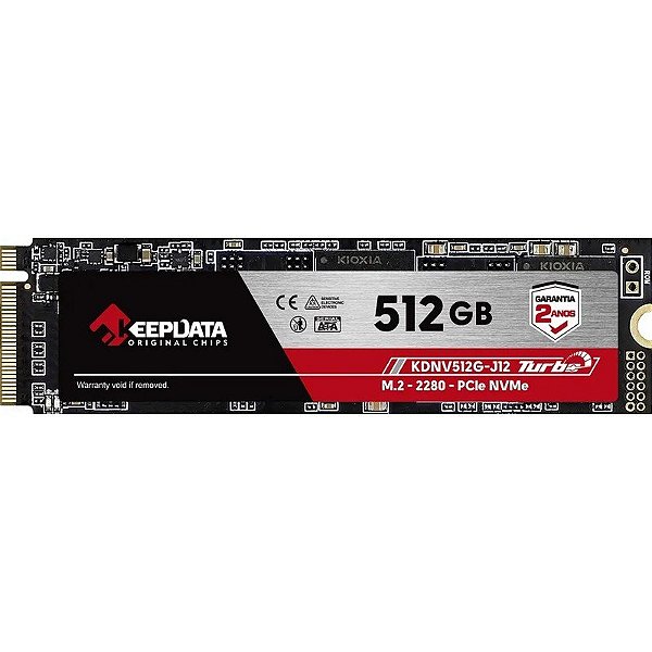 SSD KeepData 512GB NVMe PCIe Gen 3.0 x4 - KDNV512G-J12