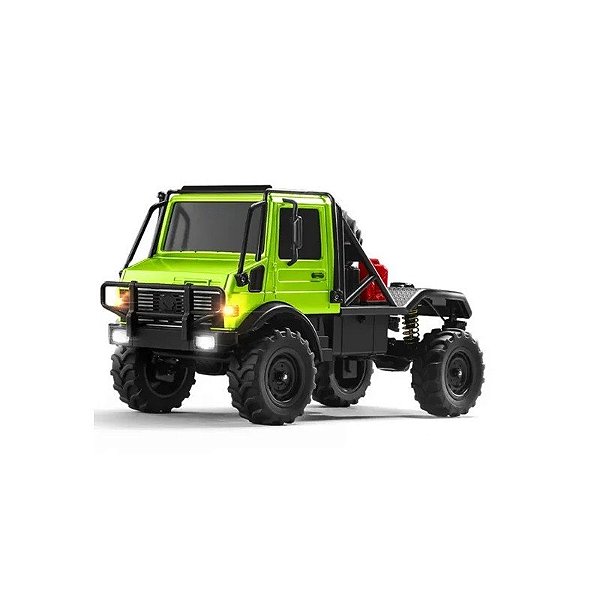 Caminhão Mnmodel 1/18 Semirreboque 6KM 4WD Verde MN-333