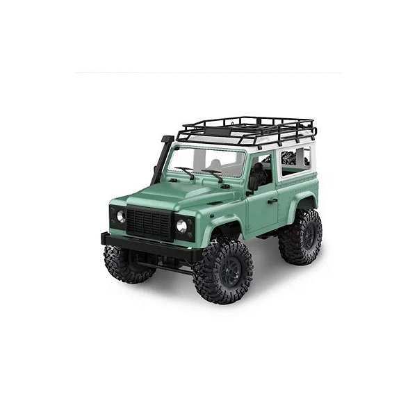 Carro de Controle Remoto Mnmodel 1/12 Jeep Land Rover 15KM 4WD Verde MN-90