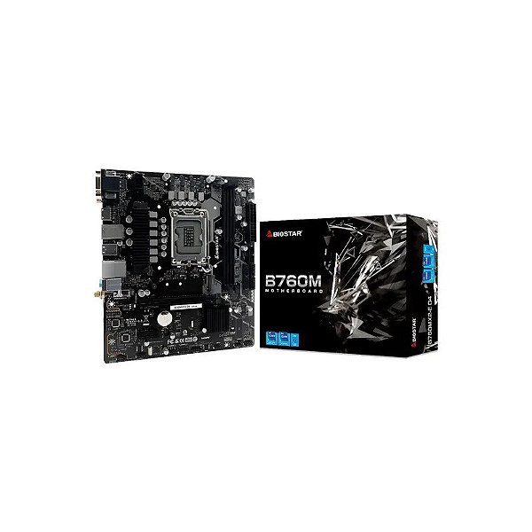 Placa Mãe Biostar Z690MX2-e D4 DDR4 Socket LGA 1700 Chipset Z690 Micro ATX