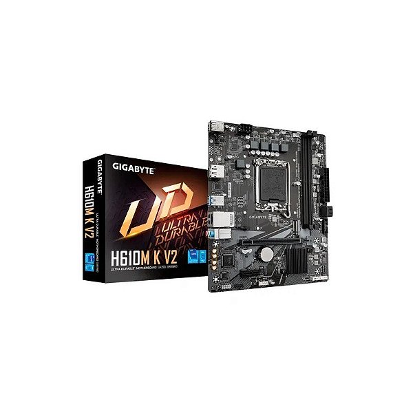 Placa-mãe Gigabyte H610M K V2 DDR5 HDMI/DP/M.2/Matx MB 1700