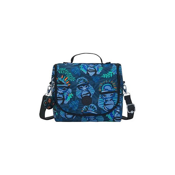 Lancheira Kipling Nova Kichirou Macaco Azul Divertido
