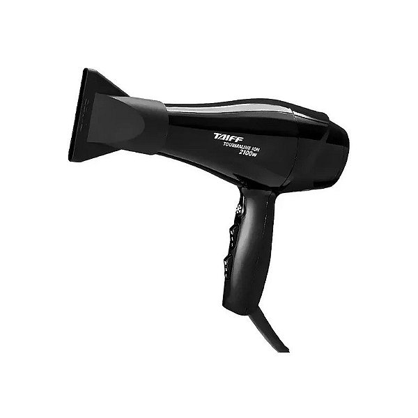 Secador de Cabelo Taiff Tourmaline Íon 2.100 Watts 127V ~ 50/60 Hz - Preto
