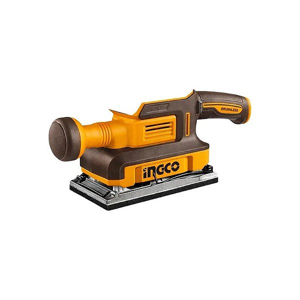 Lixadeira de Acabamento Sem Fio Ingco CFSLI20311 - 13000RPM - 220V 50/60HZ - Marrom e Laranja