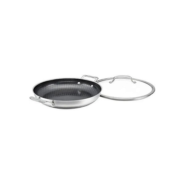 Frigideira Cuisinart FPS25-30DC aço inoxidável Panela do Dia a Dia Fusionplus 30 cm