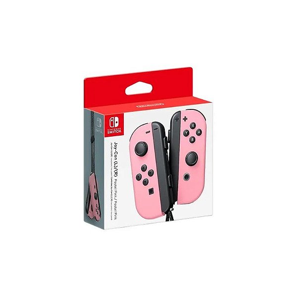 Controle Nintendo Switch Joy-Con Rosa
