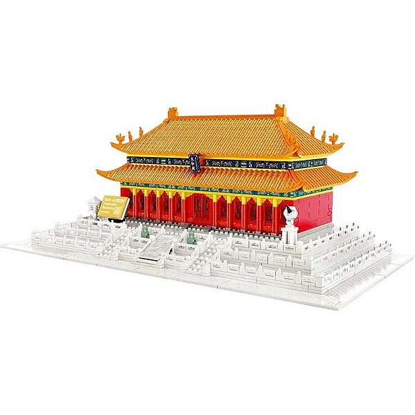 Blocos de Construção Hall of Supreme Harmony Wange - 6221 (862 Peças)