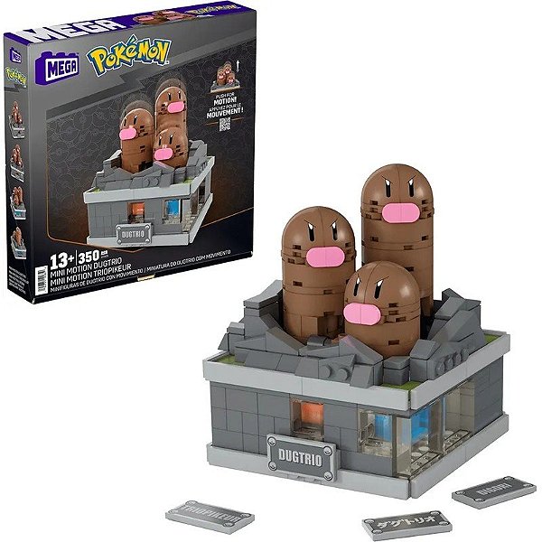 Pokémon Mini em Movimento Dugtrio MEGA (350 Peças)