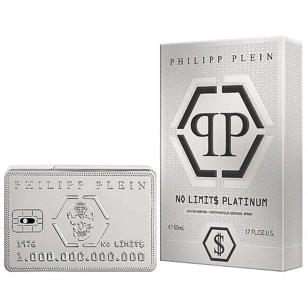 Perfume Philipp Plein No Limits Platinum EDP 50ml - Masculino