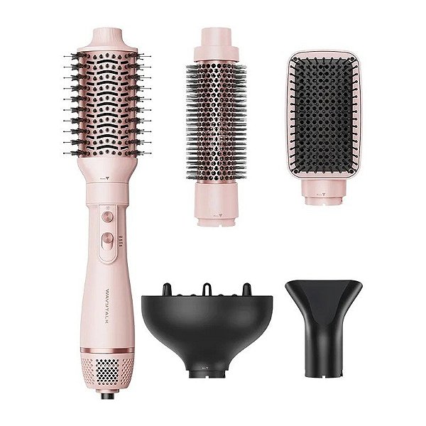 Pente e Secador WavyTalk 5 em 1 639S 220V - Rosa