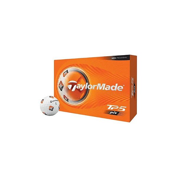 Pelotas de Golf Taylormade M1040801 TP5 Pix 3.0 GLB 12 Unidades